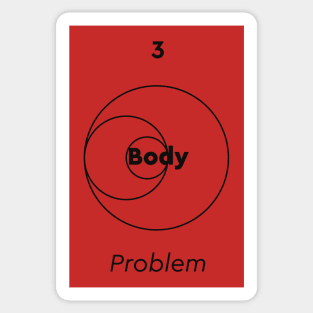 Three Body Problem Sticker